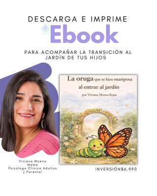 Cuento E-book “La oruga que se hizo mariposa al entrar al jardín”