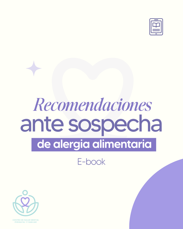 Recomendaciones ante sospecha de alergia alimentaria