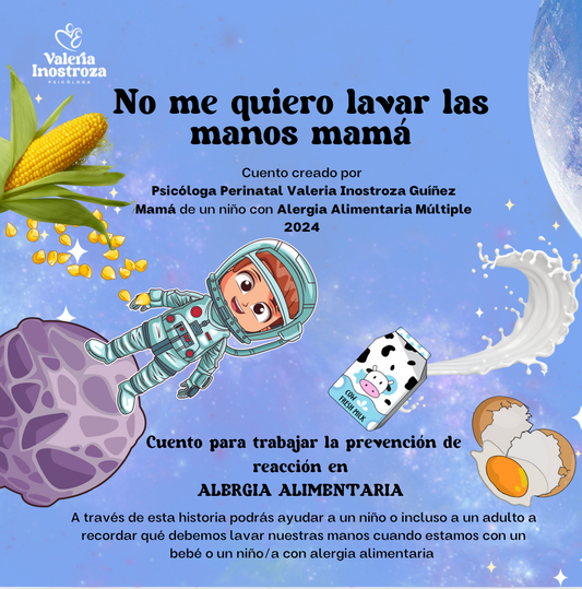 Cuento infantil: No me quiero lavar las manos mamá