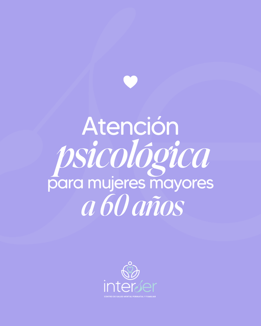 Atención psicológica para mujeres mayores de 60 años